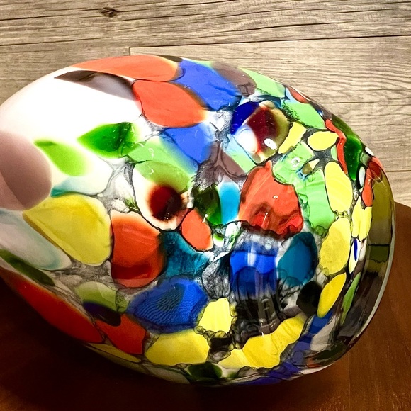 Polish Handblown Glass Vase - Beautiful Home Decor - Picture 5 of 14